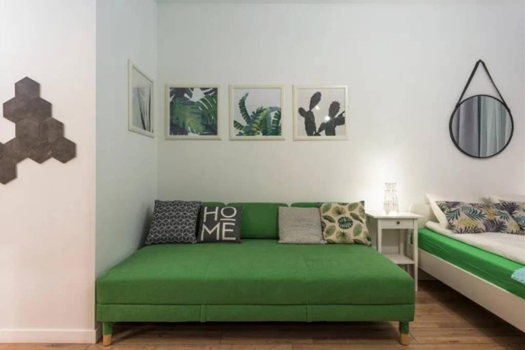Cozy Modern Studio Green Apartment In Old Town Krakau Exterior foto