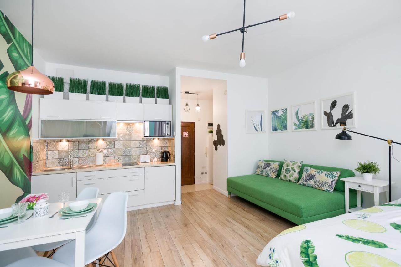 Cozy Modern Studio Green Apartment In Old Town Krakau Exterior foto