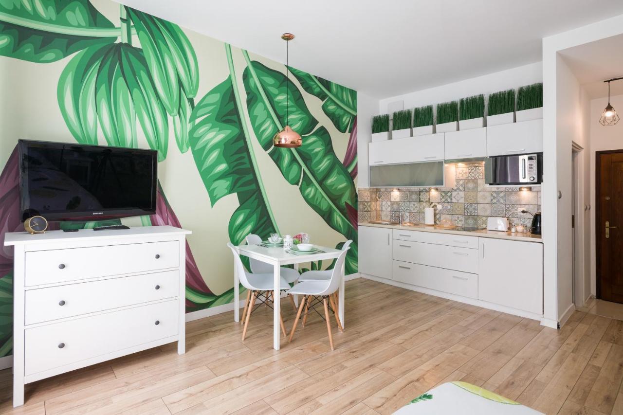 Cozy Modern Studio Green Apartment In Old Town Krakau Exterior foto
